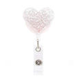 Diamond-encrusted Back Clip Accessory Competitor Links For Reference: Love-themed Badge Holder Diamond-encrusted Badge Clip Easy-to-pull Buckle For Badge Holder Rotating Back Clip For Badge Holder. 