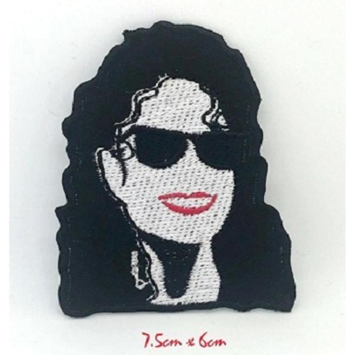 Embroidered Michael Jackson Music Lover celebrity face popstar kids clothing dress shirt cap bag jacket craft logo  shoes Sew Iron On Patch Rock Band#856