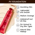 FV Foundation, Matte Waterproof Liquid Foundation Ivory Shade | Best Tube Foundation 30g. 