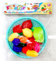 Beautiful Fruits and Vegetable Slice Set in Bucket for Kids. 