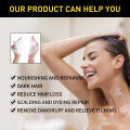 Dye Canas Hair Dye Shampoo 3 in 1 Hair Color Shampoo For Cover Gray Hair Natural Plant Ingredients Restore Original Hair Color. 