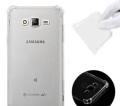 Samsung J7 Back Cover Transparent Soft Bumper Clear 6D Silicon Jelly Back Case Imported. 