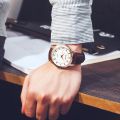 New MREURIO Men Watch Top Brand Luxury Caual Quartz Leather trap Couple Writwatch. 