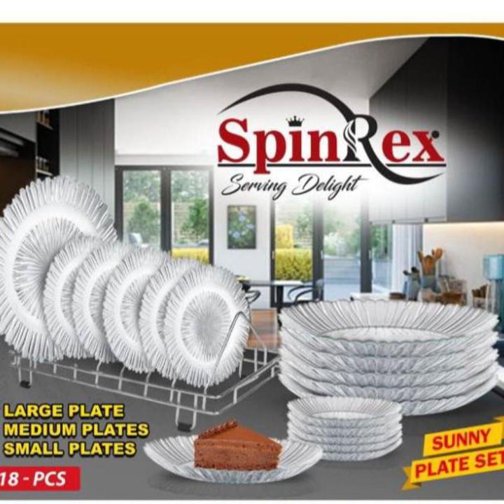 Plate Set - 18 Piece Plate Set glassware best quality