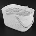 Plastic Hand Basket Bathroom Storage Baskets with Handle Household Storage Tools Large Capacity. 