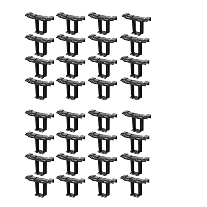 32Pc 35mm Solar Panel Water Drainage Clips,PV Modules Clips for Water Drain Photovoltaic Panel Water Drain Clips