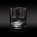 Custom Name Glass Water Tumbler - Hand Engraved Name on Glass. 