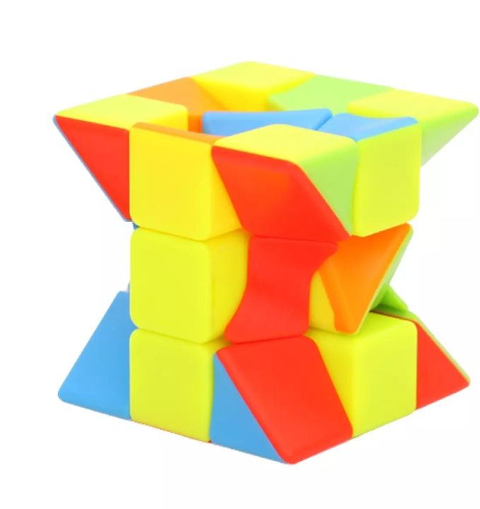 Rubik's%20Cube%20Twisty%203x3%20Sticker%20less%20Speedy%20Puzzle%20cube%20fast%20speed%20magic%20cube%20%20-%20Classic%20Brain%20Teaser%20Toy%20-%20Image%204