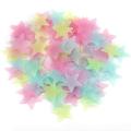 100PC Kids Bedroom Fluorescent Glow In The Dark Stars Glow Wall Stickers Stars Luminous luminous glow sticker. 