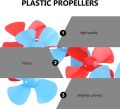 4 Inch DIY 4 Blade Propeller Plastic Fan For Mini DC Toy Motor In Pakistan. 
