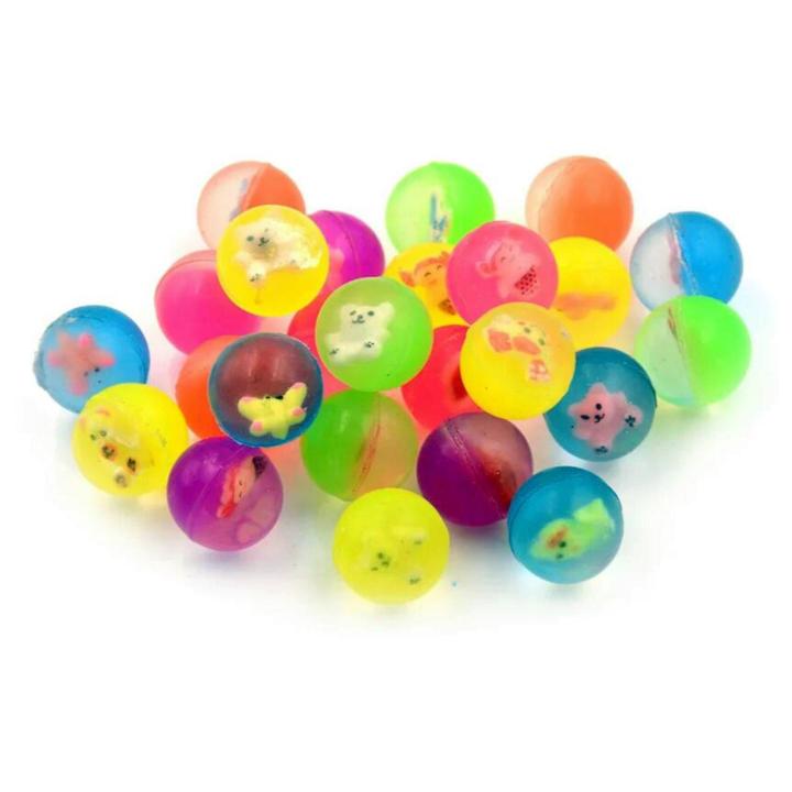 Rubber Bouncing Ball (Pack of 12) SimSim Balls for Kids 30mm