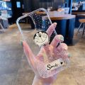 Phone Cases For Realme C51 Back Cover Sparkling Star Moon Soft Silicone Transparent Cartoon Cat Anti Drop Back cover Realme C51 case. 