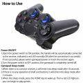 2.4G Wireless Lightweight and Comfortable Controller Gaming Gamepad Joystick for Android Phone PC TV（Three colors available）. 