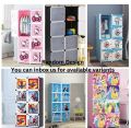 6/8 Cubes Wardrobe With Hanging & Storage Boxes, Cubic wardrobe, Hanging Clothes Cupboard Baby cupboard and Baby Hanging Wardrobe - 6/8 Cubes Kitty Storage Cabinet & Wardrobe for Kids with Hanging Rod. 