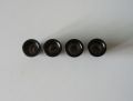 Set of 8 Black 3/8'' String Mounting Ferrules Fits 4 String Bass Guitar B R3002. 