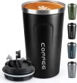Imported 380ml / 500ml Thermos Stainless Steel Hot and Cold Tea Coffee Cup Mug Thermal Hot Water Bottle for Sport Gym Insulated Coffee Cup Travel Flask Tea Coffee Cup Mug. 