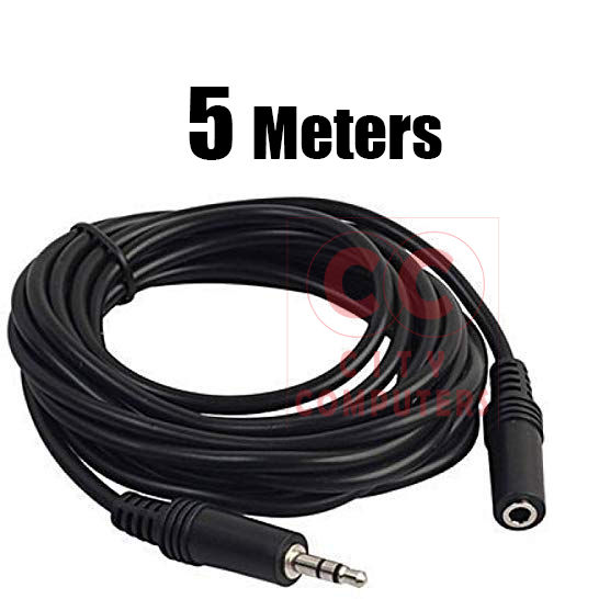 3.5mm Male to Female AUX Audio Extension Cable for Headphones and Speakers, 3, 5, 7 Meter