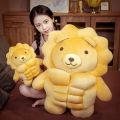 Cute Muscle Body Teddy Bear Plush Toys Stuffed animal Boyfriend Huggable Pillow Chair Cushion Birthday holiday gift for Boy Girl. 