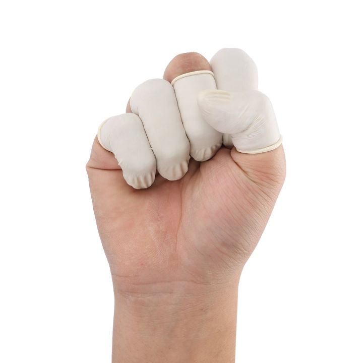 100Pcs%20Emulsion%20Finger%20Cots%20Latex%20Fingertips%20Gloves%20Electronics%20Repair%20Tool%20-%20Image%207