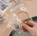 Transparent Jewellery packing bags with zipper close in different sizes 3"x 4" packs of 25 50 100 pcs. 