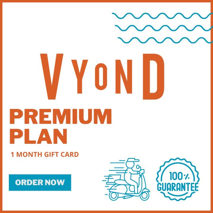 Vyond Premium Plan – 1 month GIFT card