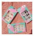 Artificial Nails-12 Pcs- Pre Glued Artificial Nails- Different Colors Available- Fake Nails- Nail Art For Girls- Ladies & Women Fake Nails-Branded Nails Fake. 