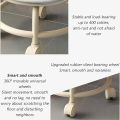 Acrylic 360° Rotatable Transparent Chair - Chair for kids - Baby chair - Sofa for kids - Chairs for room - Ideal for Adults & Kids - Low Rolling Transparent Stool. 