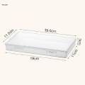 Picture Storage Box with Lid Clear Dustproof Wear Resistance Craft Keeper Photo Box for Stamps 410ml. 