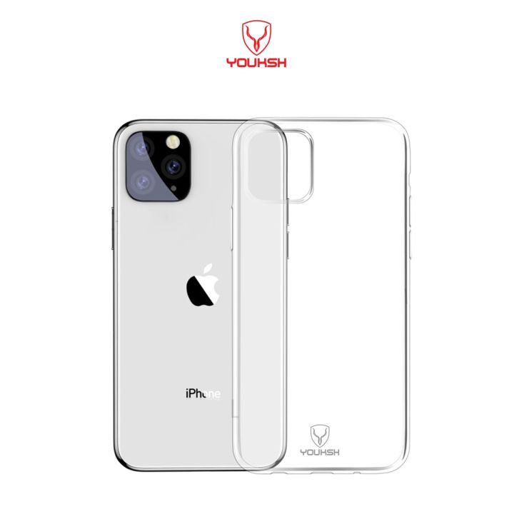 Youksh Apple iphone 11 Pro Transparent Jelly Back Cover Daraz