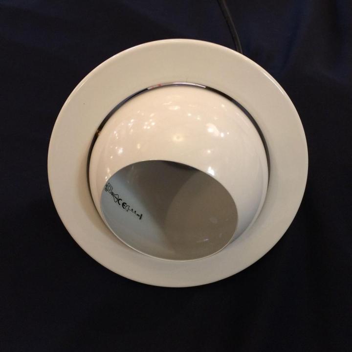 R63 EYEBALL 240v Downlighter Spot light Fitting WHITE