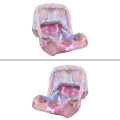 Super Baby Carry Cot For New Born Baby Premium Quality Rocker & Sleeping Carrier Seat, Easily Carry Car Seat Gear With Safety Mosquitto Net, Sun Canopy & Adjustable Handle Bar Rocker Seat With Storage Compartment New Born Kids Available in Assorted Print. 