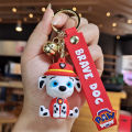 Paw Patrol Toys Keychains Marshall Chase Rocky Zuma Rubble Skye Keyring Paw Patrol Figure Bag Pendant Children Kid Birthday Gift. 