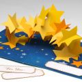 3D Star pop up card (with 1x beautiful envelop) High Quality.. 