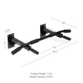 Pull up Bar/ Chin Up Bar - 4 Grips Heavy Duty Wall Mounted Pull Up and Chin Up Bar for Home Exercise Fully Steel with Rubber Handle. 