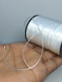 White Stretchy Elastic Cord/Thread for Jewelry Making & Art & Craft.. 