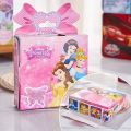Disney children's roll stickers Snow White and Frozen Sofia boxed animation expression sticker book. 