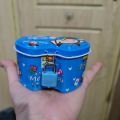 Kids steel metal money box for kids with lock system. 