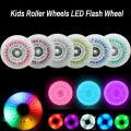 4pcs LED 70mm 68mm 64mm 60mm 62mm Flash Wheel 80mm 76mm 72mm Roller Wheels Parts Outdoor Inline Skates. 