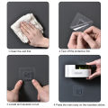 Wall-mounted Ashtray Windproof Removable with Lid Waterproof Bathroom Ash Storage Box for Toilet. 