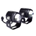 (1pcs) New mini driving fog light for all types of Bikes and Cars , double friction colour white or yellow projector lens. 