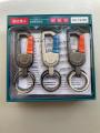 Sleek and Practical Dual Ring Hook Keychain: Never Lose Your Keys Again. 