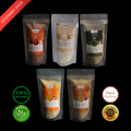 Set of 5 | Rose Flower Powder, Rice Powder, Neem Powder, Orange Peel Powder and Multani Mitti Powder - Cozmo. 