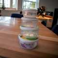 4in1 Airtight Kitchen Storage Containers BPAFree and Stackable. 