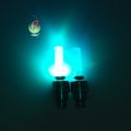 【Footprint】 2Pcs Safety Motorcycle Bike Hot Wheel Tire LED Pito Light Cycling Lamp For Car Motorcycle Bike. 