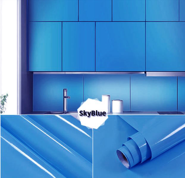 SkyBlue%20108%20inch%20Self%20Adhesive%20PVC%20Sticker%20for%20Kitchen%20Shelf%20and%20Cabinet,%20%20Home%20decor,%20%20Wallpaper%20for%20Room%20-%20Image%202