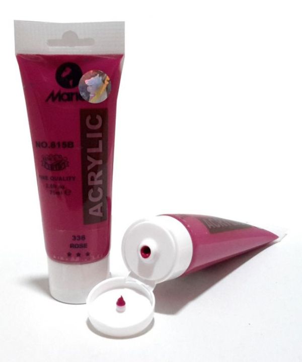 Marie's%2075ml%20Acrylic%20Colors%20Paint%20Tubes-336%20Rose%20-%20Image%204