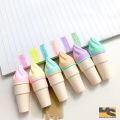 cute set of 6 cone Highlighters with beautiful colors  stationery| Cute stationary items for girls. 