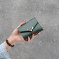 Women Purse Small Candy Color Short Leather Heart Wallet Luxury Brand Famous Mini Female Fashion Wallets Credit Card Holder. 