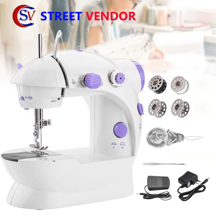 STREET%20VENDOR%20Portable%20Mini%20Sewing%20Machine%20With%20Double%20Thread%20Speed%20-%20White%20-%20Image%203