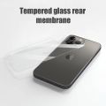 （For iP14 ProMax）Back Glass For IPhone 14 Pro Max Screen Protector Rear Film For IPhone 11 12 13 Pro Max Mini SE XS XR X 8 7 Plus Tempered Glass. 